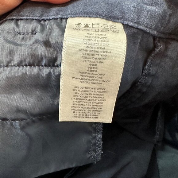 Michael Kors Bermuda Shorts Gold Zipper Closure Front Pockets Cotton Blend 4 - Picture 6 of 9